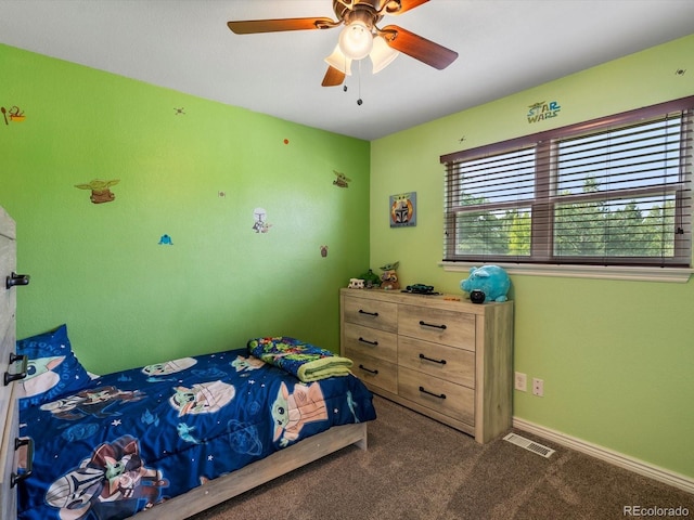 6166 S Dover St, Littleton, CO 80123 - carpeted bedroom featuring ceiling fan