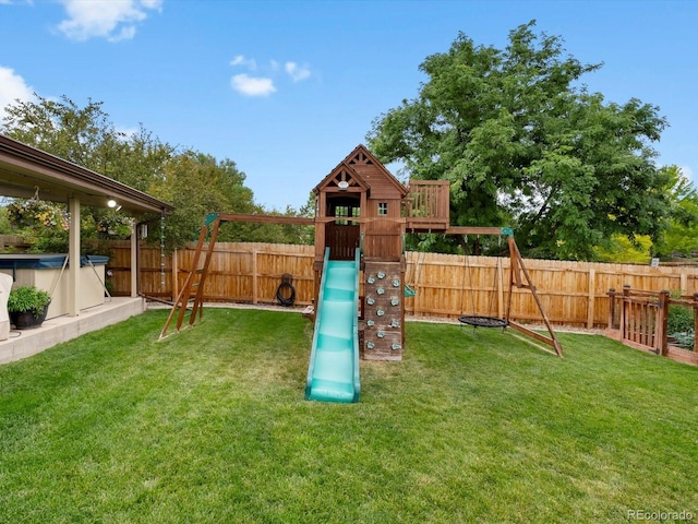 6166 S Dover St, Littleton, CO 80123 - view of playground with a fenced backyard