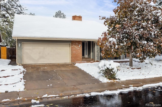 ranch-style house with a garage