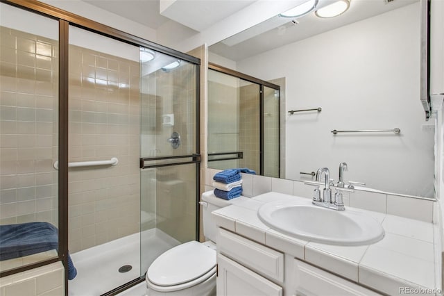 432 W Rockrimmon Blvd Unit B, Colorado Springs, CO 80919 - bathroom with vanity and a stall shower