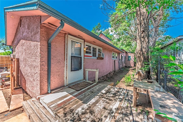 939 Conejos St, Colorado Springs, CO 80903 - view of wooden terrace