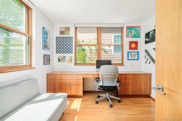 1188 S Sherman St, Denver, CO 80210 - office with light wood-style flooring and plenty of natural light