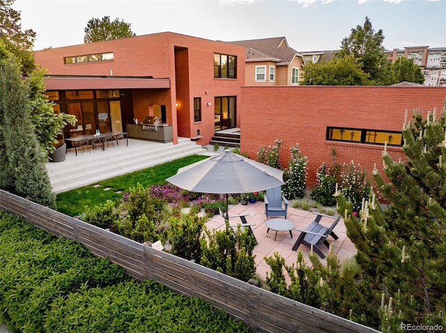 1188 S Sherman St, Denver, CO 80210 - rear view of house featuring a patio