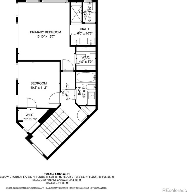 1932 W 32nd Ave, Denver, CO 80211 - view of home floor plan