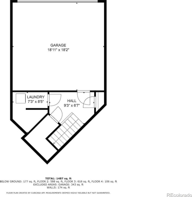 1932 W 32nd Ave, Denver, CO 80211 - view of floor plan / room layout