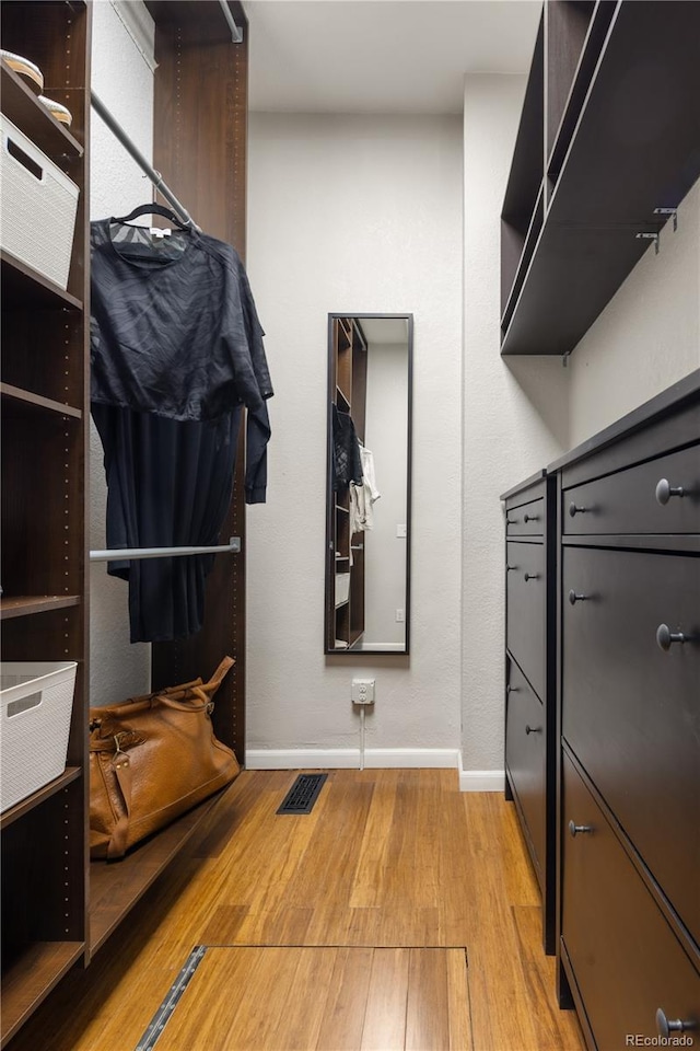 2355 N Emerson St, Denver, CO 80205 - spacious closet with light wood-style flooring