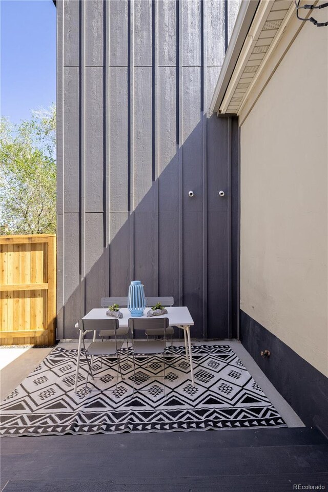 2355 N Emerson St, Denver, CO 80205 - view of patio / terrace with fence