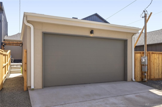 2355 N Emerson St, Denver, CO 80205 - garage featuring fence