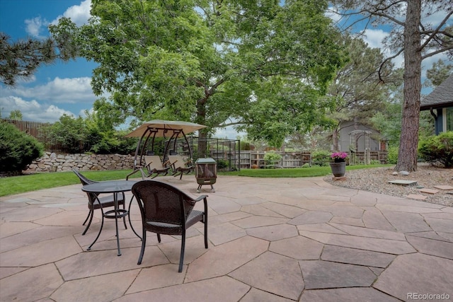 7715 S Hudson Ct, Centennial, CO 80122 - fenced backyard with a patio