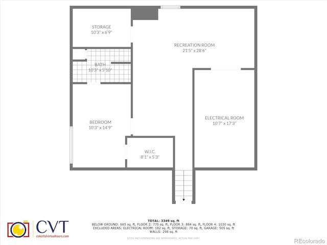 7715 S Hudson Ct, Centennial, CO 80122 - home floor plan