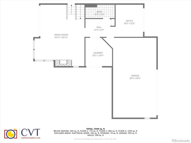 7715 S Hudson Ct, Centennial, CO 80122 - floor plan / room layout