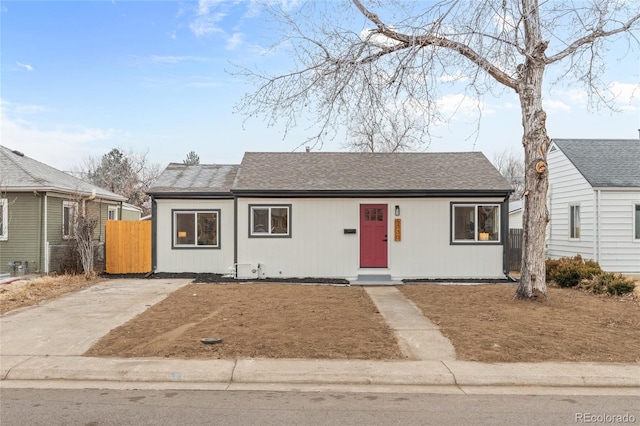 view of front of home