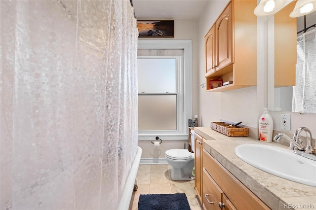 1450 N High St Unit 3, Denver, CO 80218 - bathroom with vanity and a shower with shower curtain