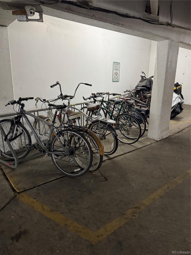 1888 S Jackson St Unit 404, Denver, CO 80210 - garage featuring bike storage