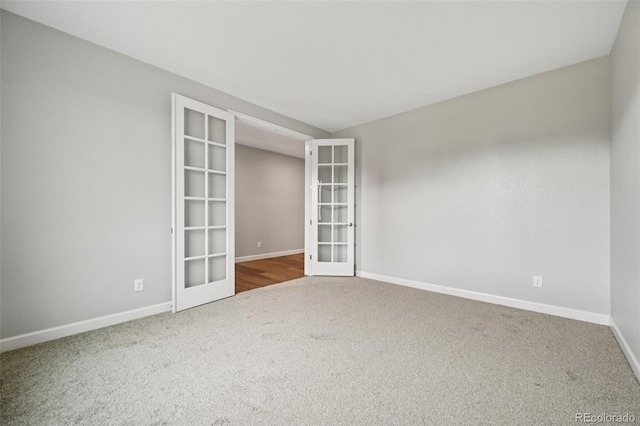17710 E Emilia Dr, Parker, CO 80134 - spare room with french doors and carpet floors