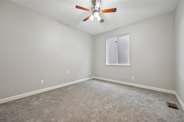 17710 E Emilia Dr, Parker, CO 80134 - spare room with carpet and ceiling fan