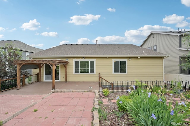 17710 E Emilia Dr, Parker, CO 80134 - back of house featuring a pergola and a patio area