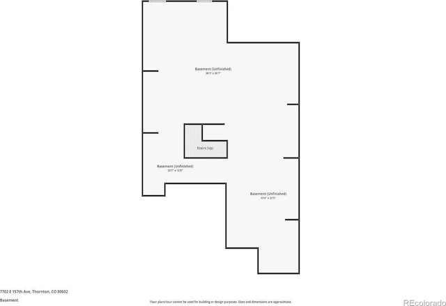 7702 E 157th Ave, Thornton, CO 80602 - view of floor plan / room layout