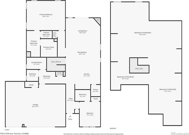 7702 E 157th Ave, Thornton, CO 80602 - view of home floor plan
