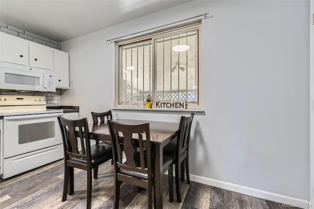 15705 E Brown Ave, Aurora, CO 80013 - dining space with wood finished floors and baseboards