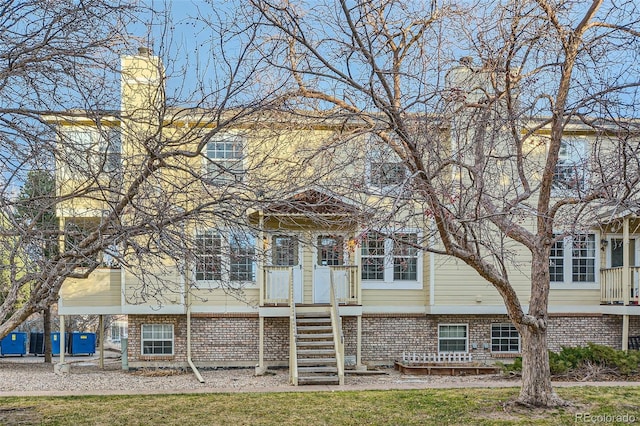 view of rear view of house