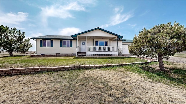 32350 E 137th Way, Brighton, CO 80603 - single story home featuring a porch and a front yard
