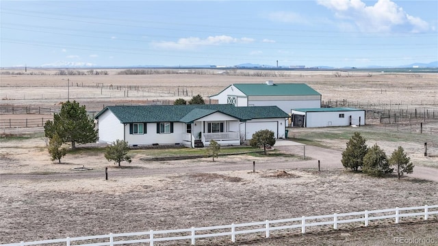 32350 E 137th Way, Brighton, CO 80603 - view of front facade featuring fence, a garage, and driveway