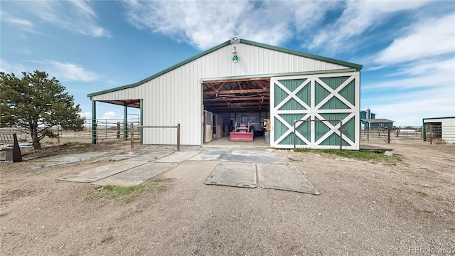 32350 E 137th Way, Brighton, CO 80603 - view of pole building featuring an exterior structure and fence