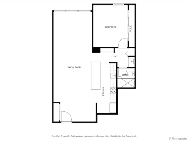 2 Adams St Unit 1504, Denver, CO 80206 - view of floor plan / room layout