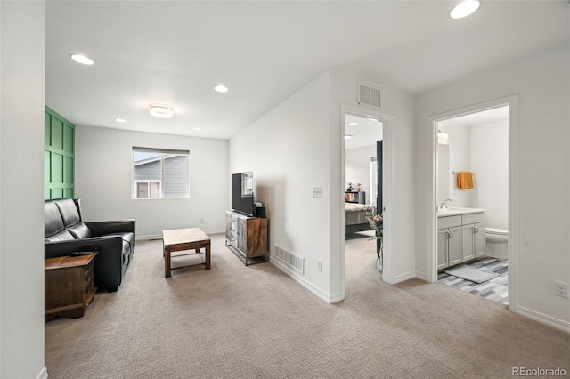 13108 Stoney Meadows Way, Peyton, CO 80831 - living area with recessed lighting and light carpet