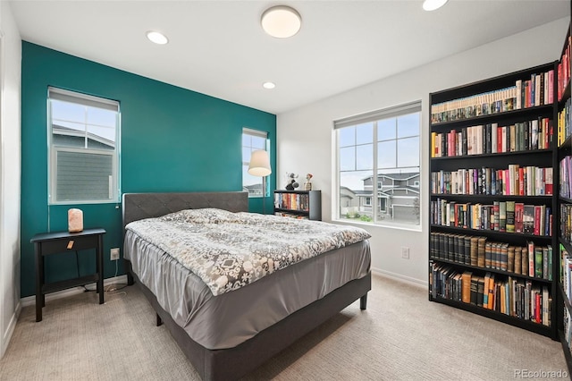 13108 Stoney Meadows Way, Peyton, CO 80831 - carpeted bedroom with baseboards and recessed lighting