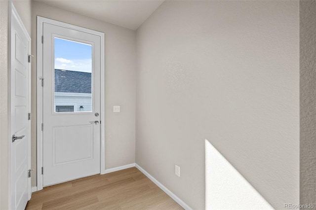 entryway featuring light hardwood / wood-style floors