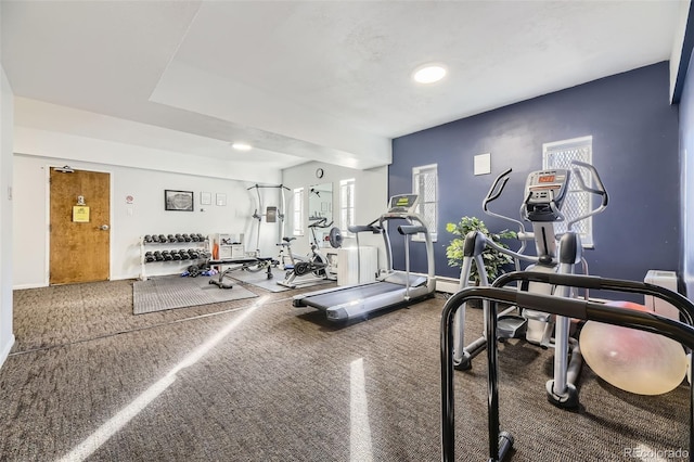 view of exercise room