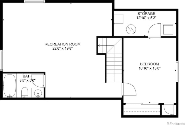 8501 W Union Ave Unit 41, Littleton, CO 80123 - view of floor plan / room layout