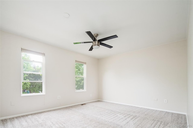 4760 S Wright Way, Morrison, CO 80465 - carpeted spare room with baseboards and ceiling fan