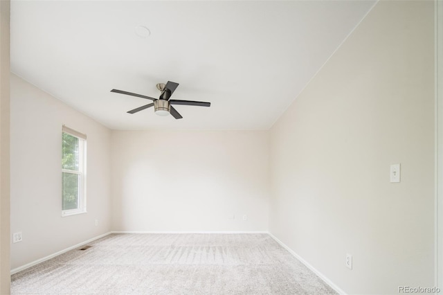 4760 S Wright Way, Morrison, CO 80465 - carpeted empty room with baseboards and ceiling fan