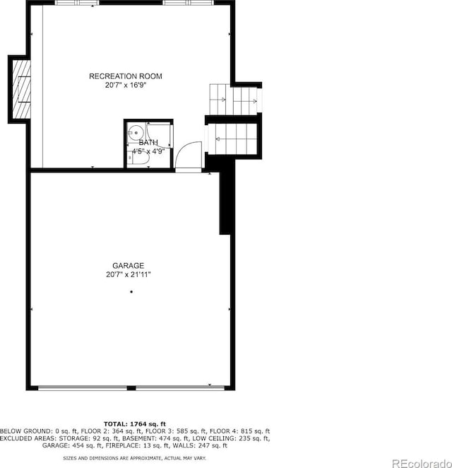 4760 S Wright Way, Morrison, CO 80465 - view of home floor plan
