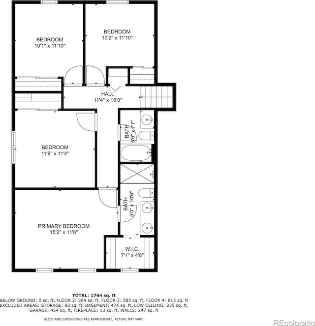 4760 S Wright Way, Morrison, CO 80465 - view of home floor plan