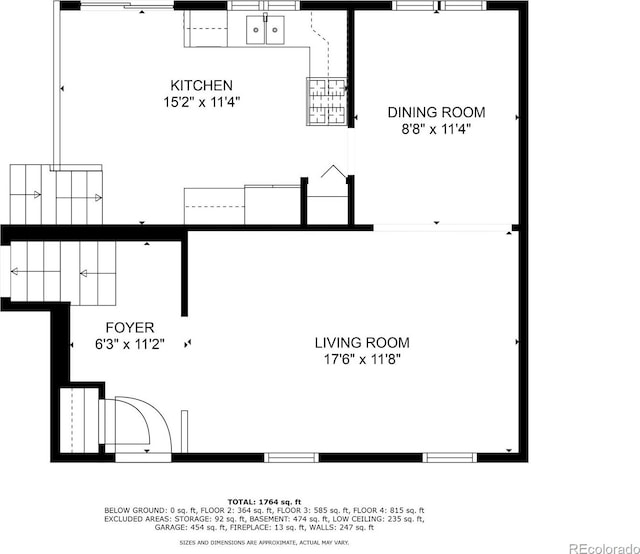4760 S Wright Way, Morrison, CO 80465 - view of home floor plan