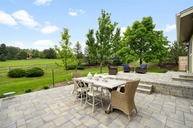 5586 Colorow Dr, Morrison, CO 80465 - view of patio featuring outdoor dining area