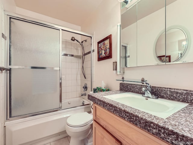 1576 S Ursula Ct, Aurora, CO 80012 - full bath featuring vanity and shower / bath combination with glass door