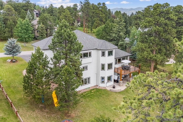 1474 Belford Ct, Evergreen, CO 80439 - view from above of property