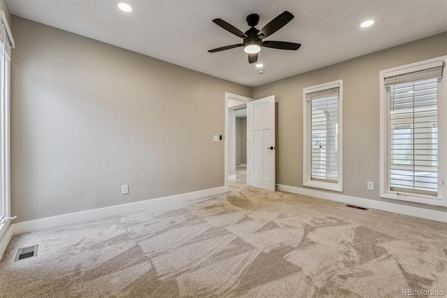 46 Douglas Dr, Broomfield, CO 80020 - unfurnished bedroom featuring carpet flooring, recessed lighting, and ceiling fan