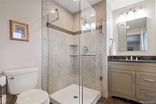 1615 Violet St, Golden, CO 80401 - bathroom with vanity and a shower stall