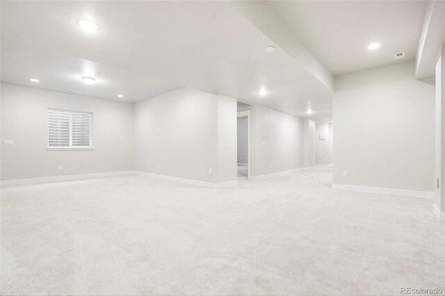 20968 E 60th Pl, Aurora, CO 80019 - finished below grade area with recessed lighting and light colored carpet