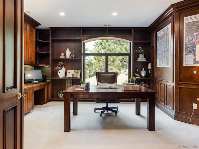1189 Rembrandt Rd, Boulder, CO 80302 - office with light colored carpet and recessed lighting