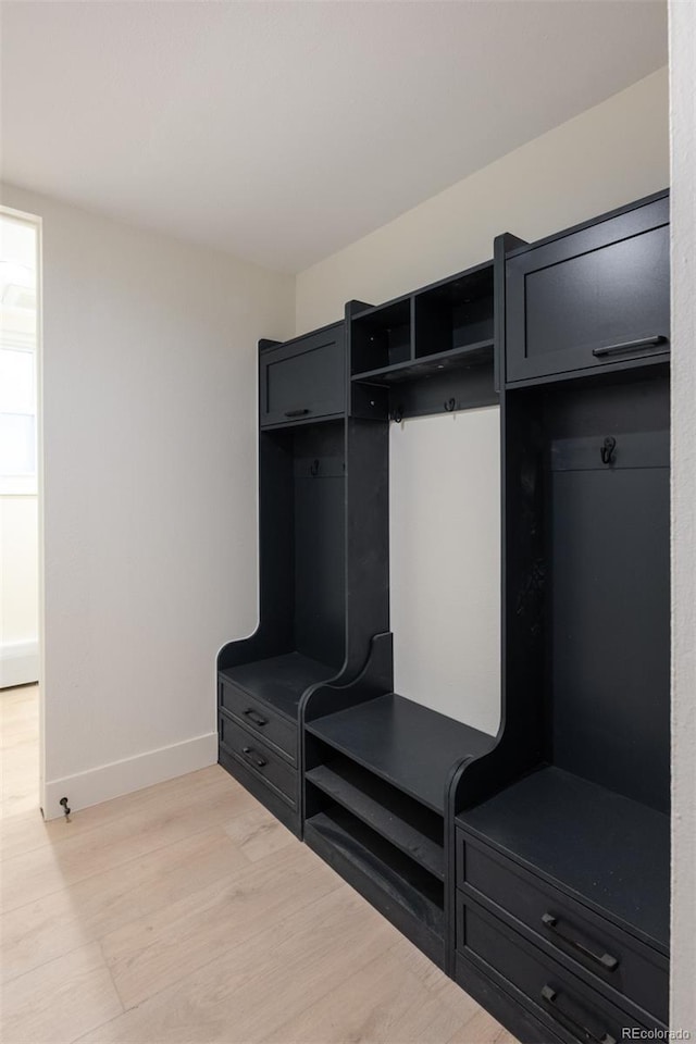 7453 E Jefferson Dr, Denver, CO 80237 - mudroom with light wood finished floors and baseboards