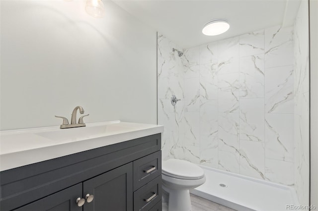 8039 E Phillips Cir, Centennial, CO 80112 - bathroom with vanity and a marble finish shower