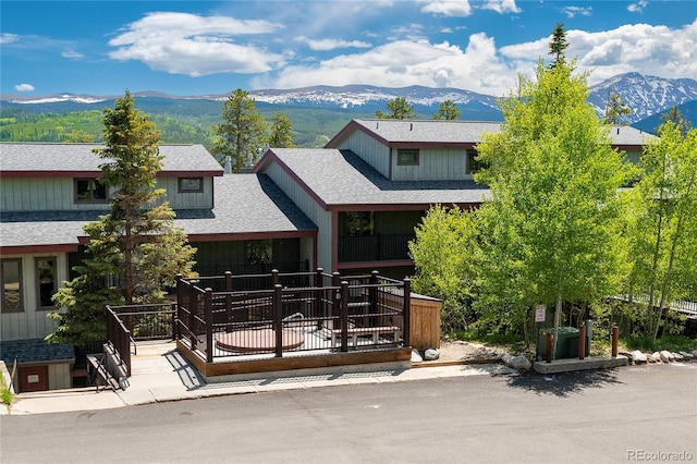 141 Forest Trl # 16, Winter Park, CO 80482 - view of front of property featuring a mountain view and roof with shingles
