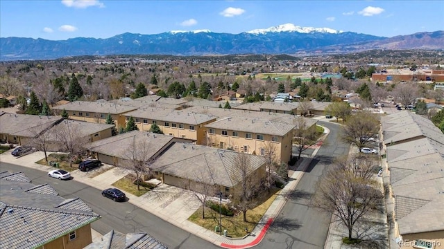 4362 Susie Vw, Colorado Springs, CO 80917 - aerial view of residential area featuring a mountainous background